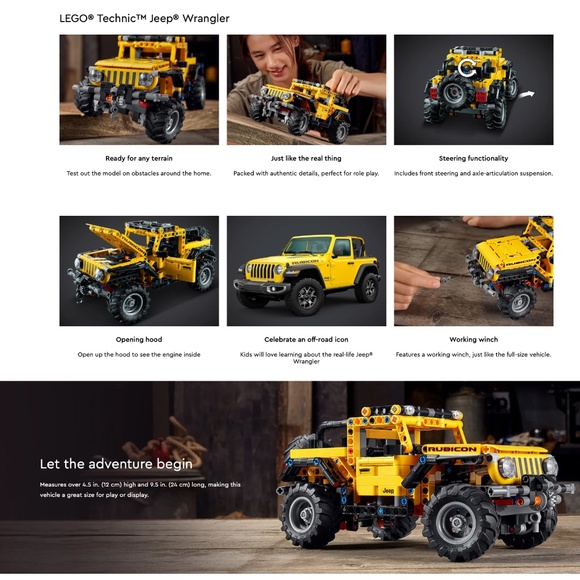 NEW - RETIRED LEGO SET TECHNIC - JEEP #42122 - Picture 5 of 7